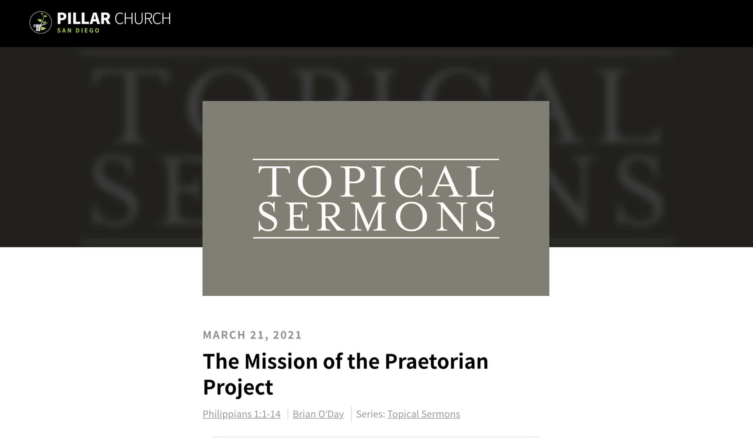 Sermon_The_mission_of_the_Praetorian_Project_March21_21