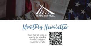 Praetorian Project newsletter QR code Slide